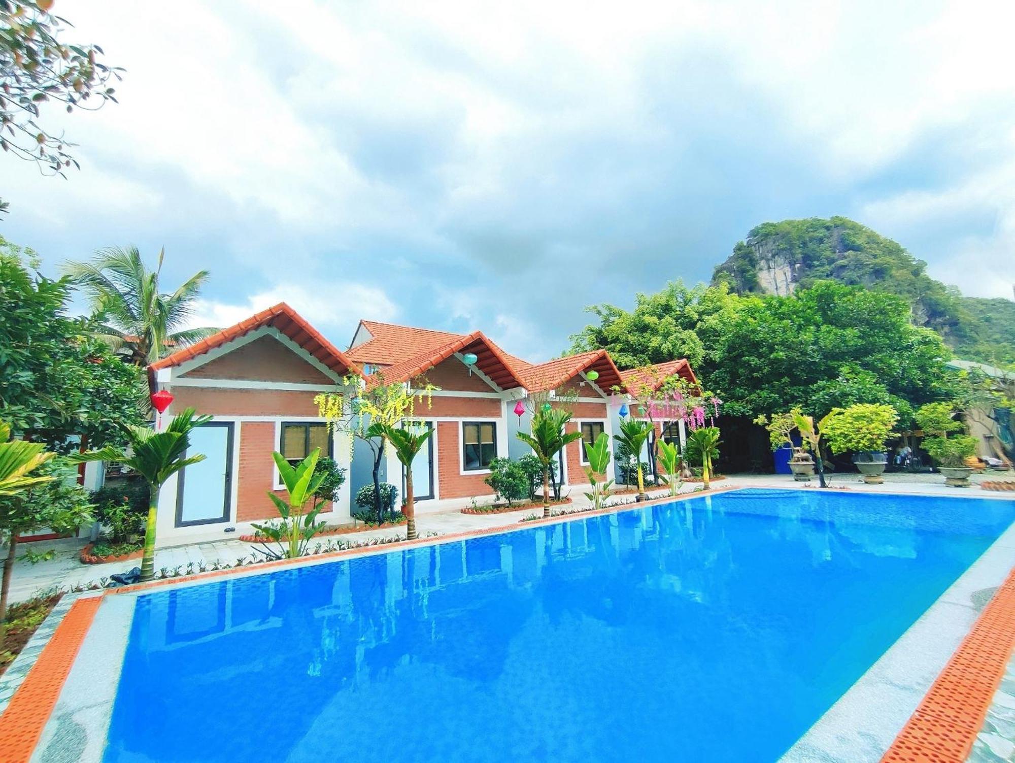 Trang An Natural Mountainside Homestay นิญบิ่ญ ภายนอก รูปภาพ